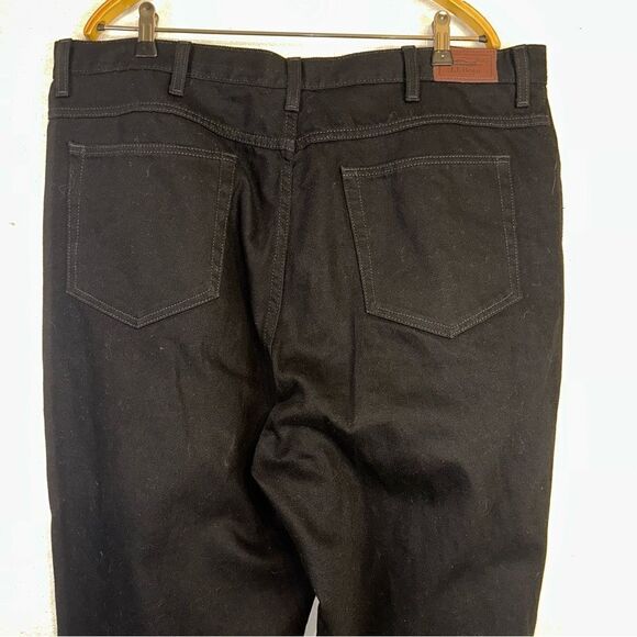 L.L. Bean Jeans Mens 40x36 Black Double L Classic Fit Straight Office Cowboy Y2K - Picture 5 of 10